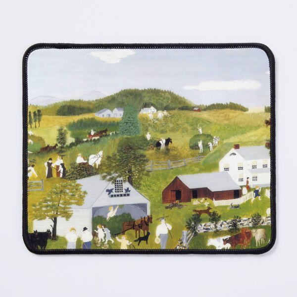 Item preview, art by grandma moses, artist grandma moses, artwork by grandma moses, grandma moses art, grandma moses artwork, grandma moses paintings designed and sold by rosa-reid.