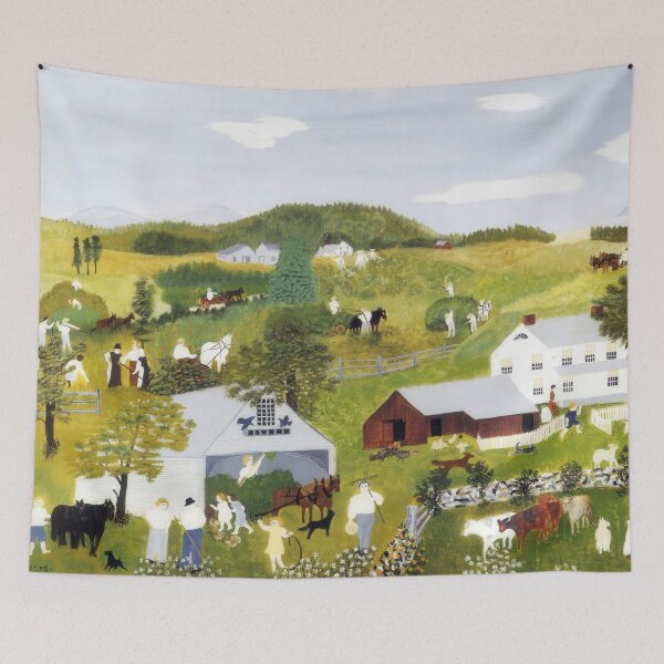 Item preview, art by grandma moses, artist grandma moses, artwork by grandma moses, grandma moses art, grandma moses artwork, grandma moses paintings designed and sold by rosa-reid.