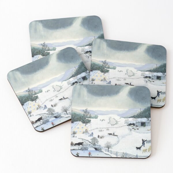Item preview, art by grandma moses, artist grandma moses, artwork by grandma moses, grandma moses art, grandma moses artwork, grandma moses paintings designed and sold by rosa-reid.
