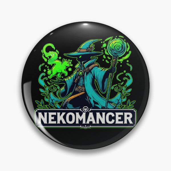 Item preview, Nekomancer Black Cat designed and sold by TomFrontierArt.