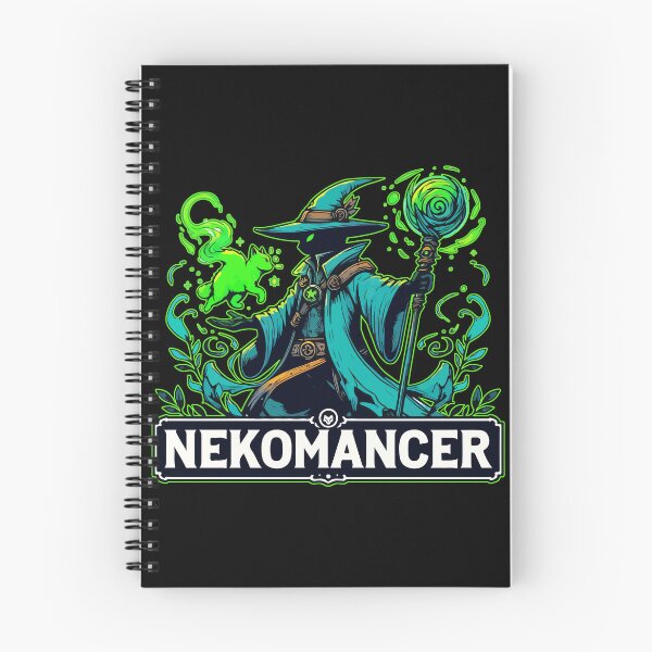 Item preview, Nekomancer Black Cat designed and sold by TomFrontierArt.