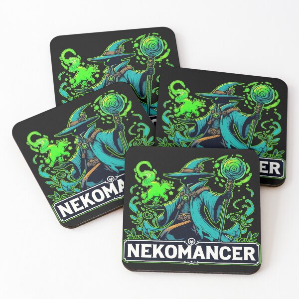 Item preview, Nekomancer Black Cat designed and sold by TomFrontierArt.