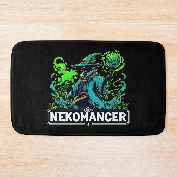 Item preview, Nekomancer Black Cat designed and sold by TomFrontierArt.