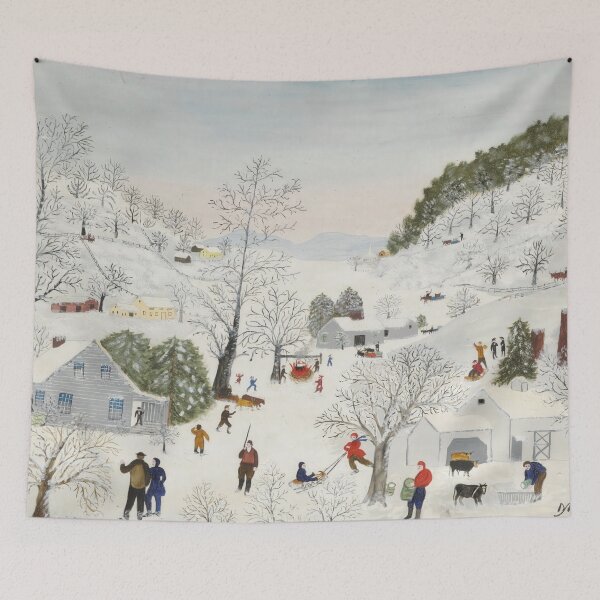 Item preview, art by grandma moses, artist grandma moses, artwork by grandma moses, grandma moses art, grandma moses artwork, grandma moses paintings designed and sold by rosa-reid.