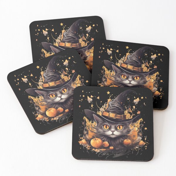 Artikelvorschau, Halloween-Katze entworfen und verkauft von TeeTemptation.