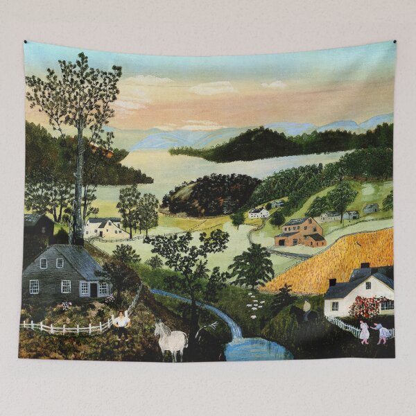 Item preview, art by grandma moses, artist grandma moses, artwork by grandma moses, grandma moses art, grandma moses artwork, grandma moses paintings designed and sold by rosa-reid.