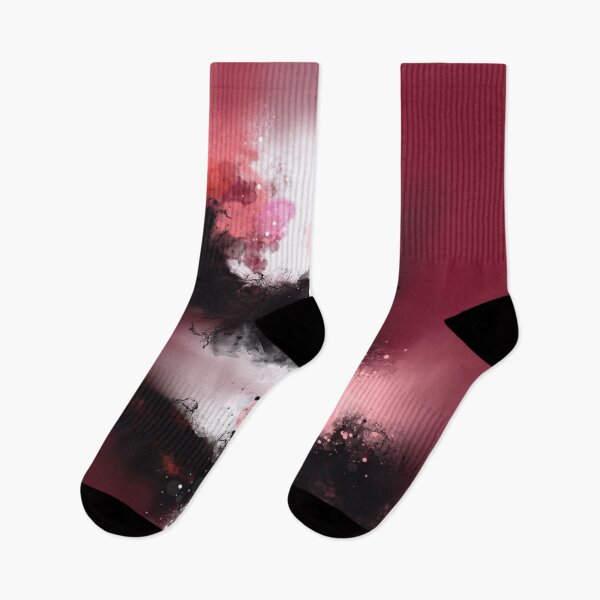 Item preview, Life On Mars - Maroon Black White Pink Abstract designed and sold by Joey Santiago.