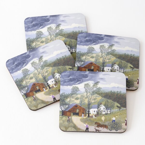 Item preview, art by grandma moses, artist grandma moses, artwork by grandma moses, grandma moses art, grandma moses artwork, grandma moses paintings designed and sold by rosa-reid.