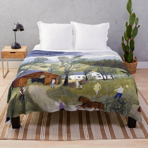 Item preview, art by grandma moses, artist grandma moses, artwork by grandma moses, grandma moses art, grandma moses artwork, grandma moses paintings designed and sold by rosa-reid.