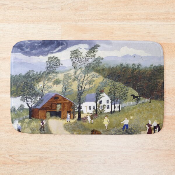 Item preview, art by grandma moses, artist grandma moses, artwork by grandma moses, grandma moses art, grandma moses artwork, grandma moses paintings designed and sold by rosa-reid.