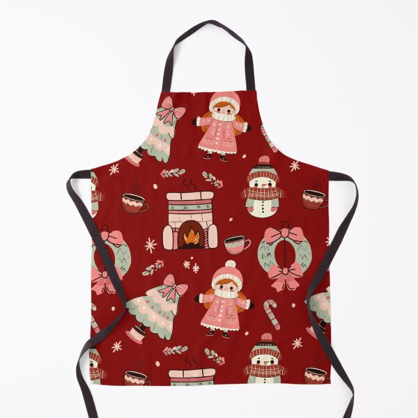 Item preview, Cute retro Christmas pattern (Red and pink) designed and sold by SnugbugStudios.