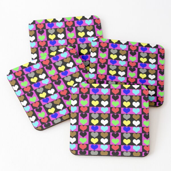 Item preview, Multicolored hearts designed and sold by Kacharava.