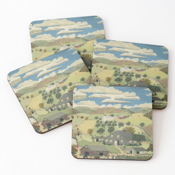 Item preview, art by grandma moses, artist grandma moses, artwork by grandma moses, grandma moses art, grandma moses artwork, grandma moses paintings designed and sold by rosa-reid.