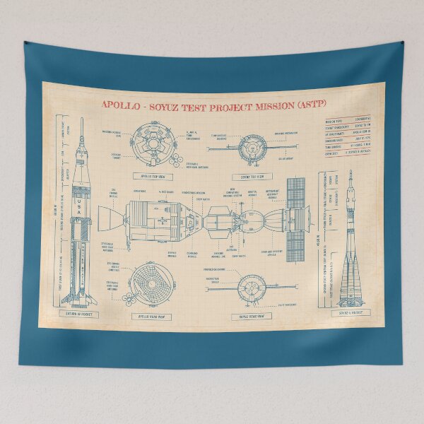 Item preview, Apollo Soyuz Test Project - ASTP (Old Paper) designed and sold by BGALAXY.