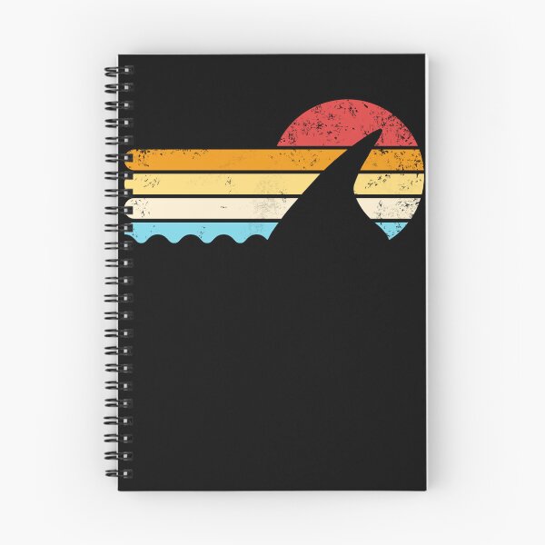 Item preview, Sharks Fin Retro Sunset Vintage Shark Lover Retro Shark Gear designed and sold by DynamicDesign.
