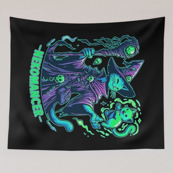 Item preview, Nekomancer Witchy Cat designed and sold by TomFrontierArt.