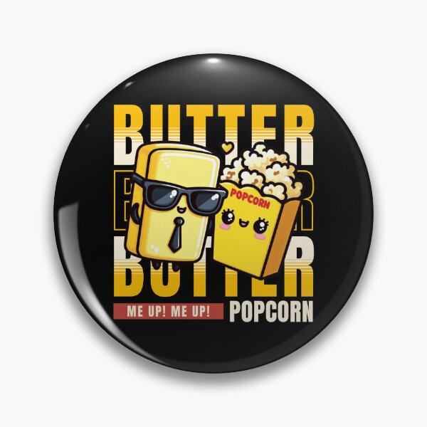 Item preview, BUTTER ME UP - FLIRTY POPCORN IN LOVE designed and sold by justyna-s28.