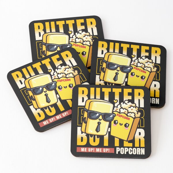 Item preview, BUTTER ME UP - FLIRTY POPCORN IN LOVE designed and sold by justyna-s28.