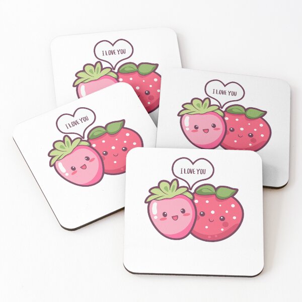 Item preview, kawaii fruit love designed and sold by ShawishArt.