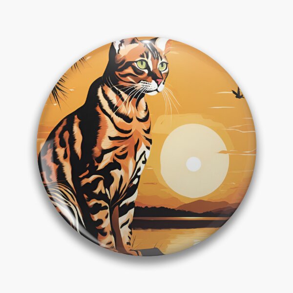 Item preview, cat at sunset designed and sold by REDCATWWW.