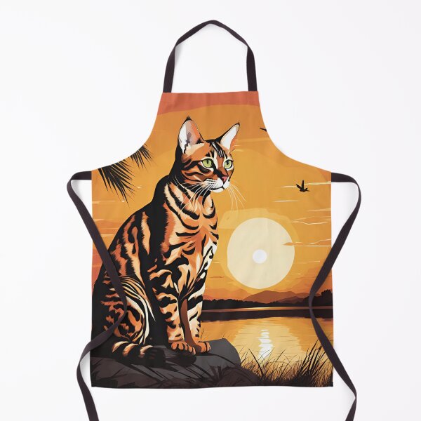 Item preview, cat at sunset designed and sold by REDCATWWW.