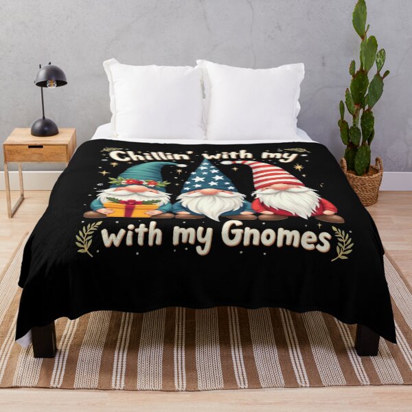 Item preview, Chillin' with my Gnomes Christmas Holiday Festive designed and sold by Hananiah Merch.