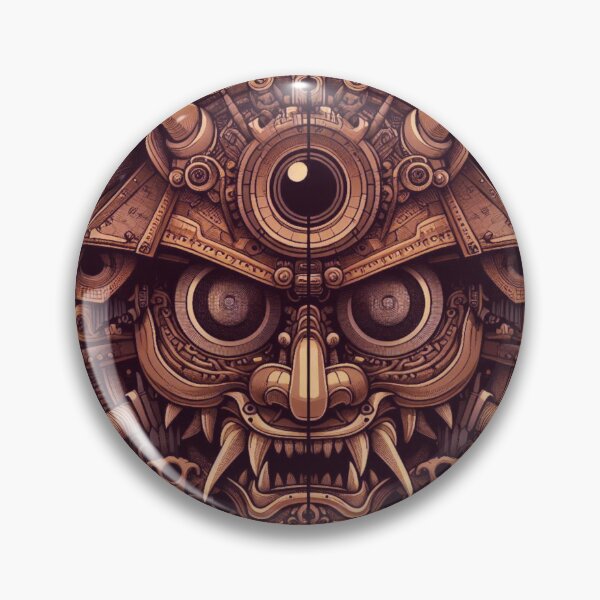 Item preview, Mechanical Demon Warrior designed and sold by ZenOfAIarts.