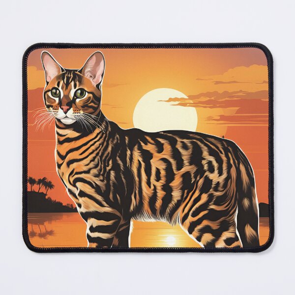 Item preview, cat at sunset designed and sold by REDCATWWW.