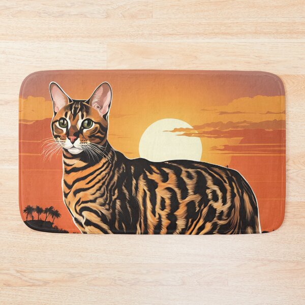 Item preview, cat at sunset designed and sold by REDCATWWW.