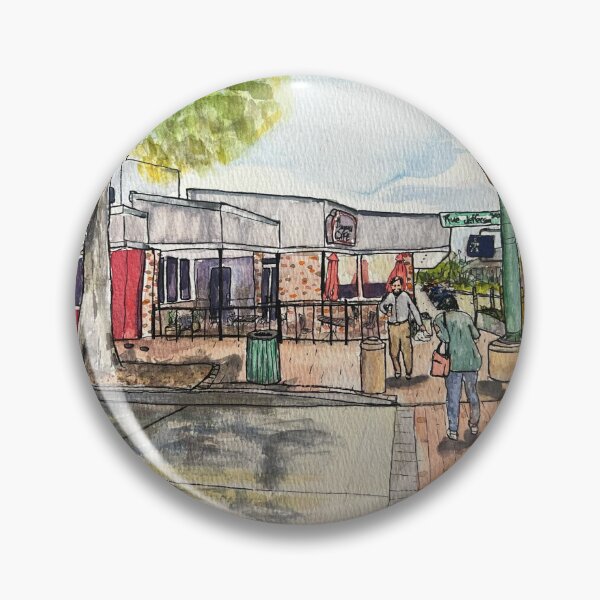 Item preview, A Taste of Downtown Watercolor Painting designed and sold by EasyPrints337.
