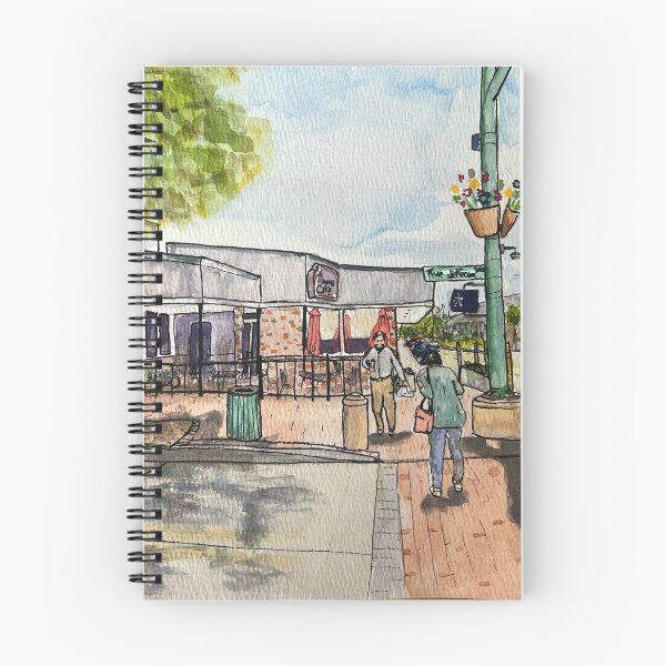 Item preview, A Taste of Downtown Watercolor Painting designed and sold by EasyPrints337.