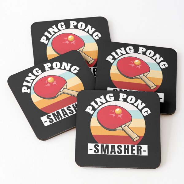 Item preview, Ping Pong Smasher Retro Table Tennis designed and sold by PrintCrafting.