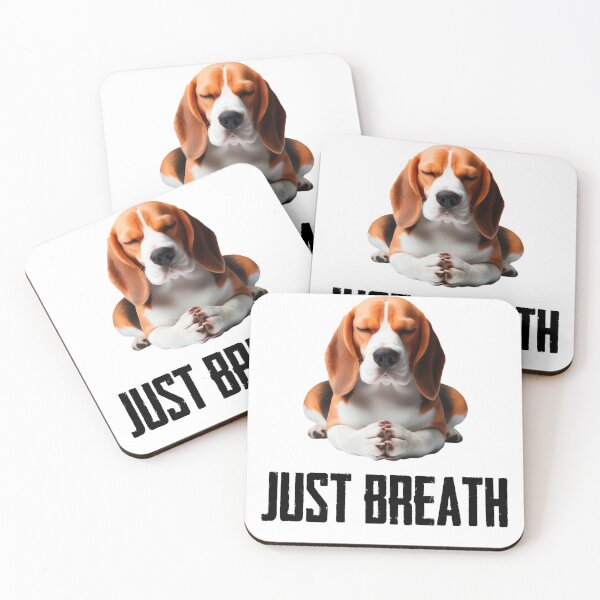 Item preview, Just breathe, Beagle designed and sold by Art13jenn.