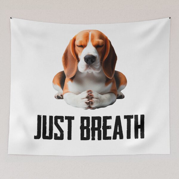 Item preview, Just breathe, Beagle designed and sold by Art13jenn.