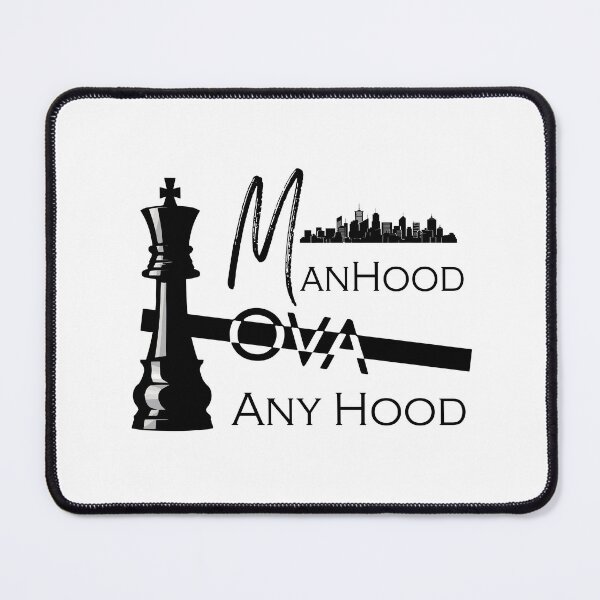 Item preview, "Manhood Ova Any Hood" Positive Message Design | Urban Clothing | Men's Empowerment | Personal Growth designed and sold by NovaCrestShop.