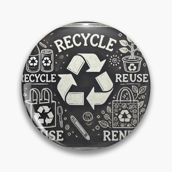 Item preview, Recycle, Reuse, Renew Chalkboard designed and sold by WildVista.