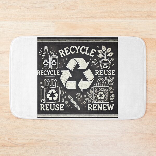 Item preview, Recycle, Reuse, Renew Chalkboard designed and sold by WildVista.