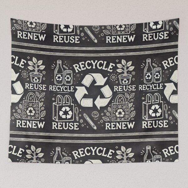 Item preview, Recycle, Reuse, Renew Chalkboard designed and sold by WildVista.
