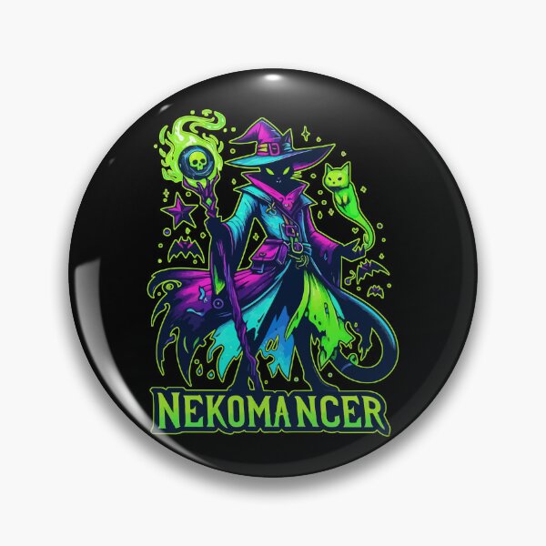Item preview, Nekomancer Witchy Black Cat designed and sold by TomFrontierArt.