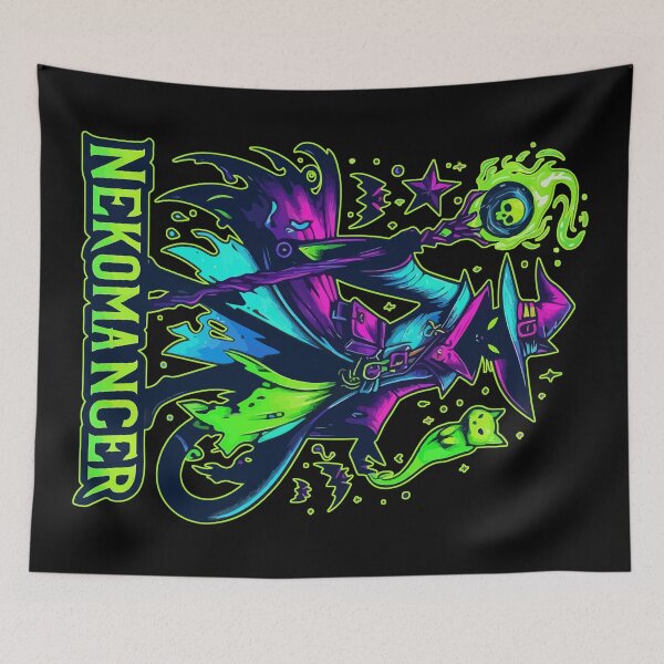 Item preview, Nekomancer Witchy Black Cat designed and sold by TomFrontierArt.