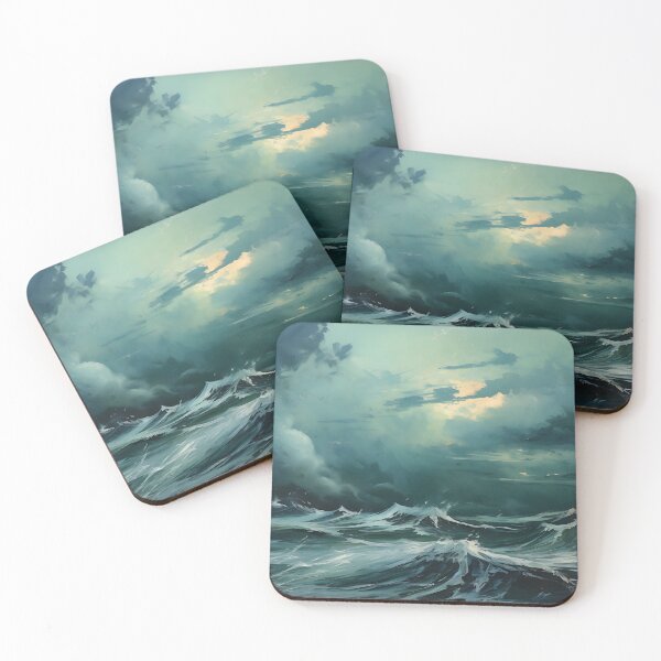 Item preview, Gouache - Rough Seas designed and sold by KootenayDesigns.
