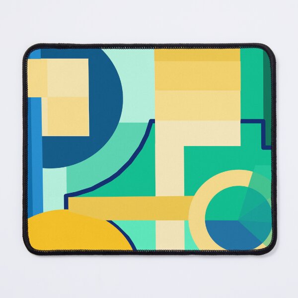 Item preview, Geometric Art 2 ( blue, yellow, green) designed and sold by ChloeMcMinn.