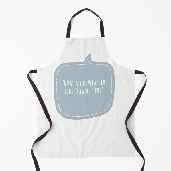 Item preview, Tall Person Humorous What's the Weather Like Down There?  designed and sold by Jenny Meehan Art Prints and Patterns  .