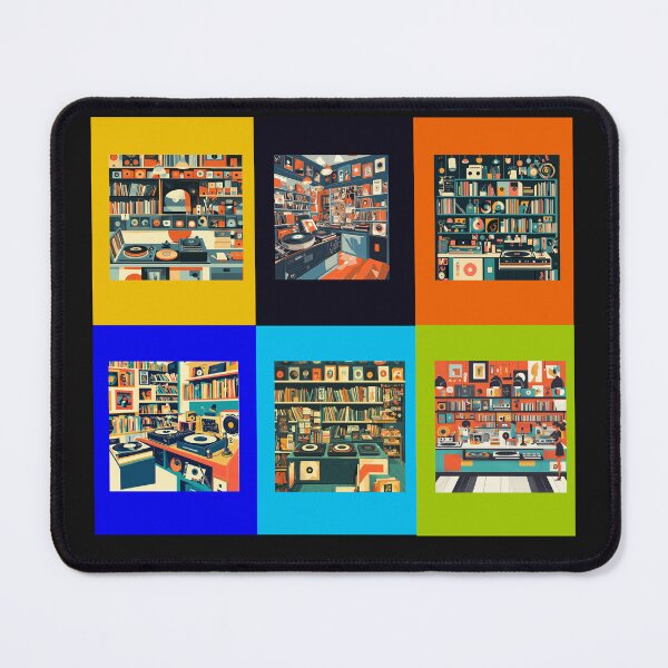 Item preview, Retro poster Vinyl records from the 70's and 80's designed and sold by Wit & Wear Company.