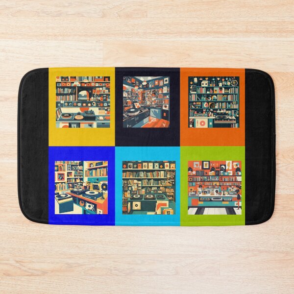 Item preview, Retro poster Vinyl records from the 70's and 80's designed and sold by Wit & Wear Company.