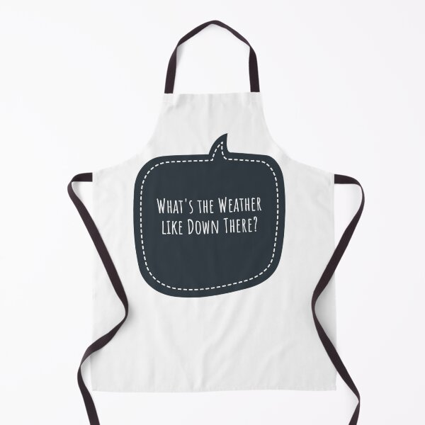 Item preview, Tall Person Humorous What's the Weather Like Down There?  designed and sold by Jenny Meehan Art Prints and Patterns  .