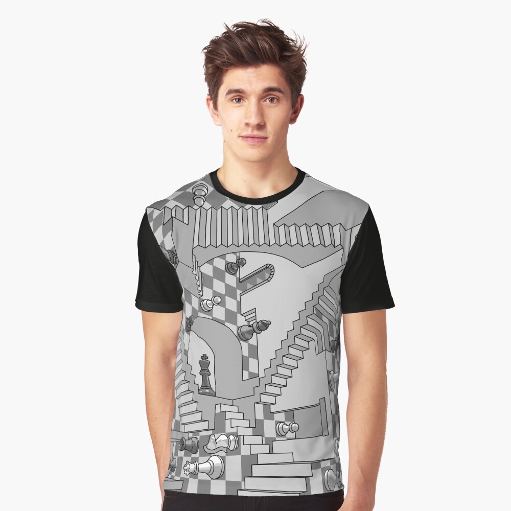 Check Dimension Graphic T-Shirt