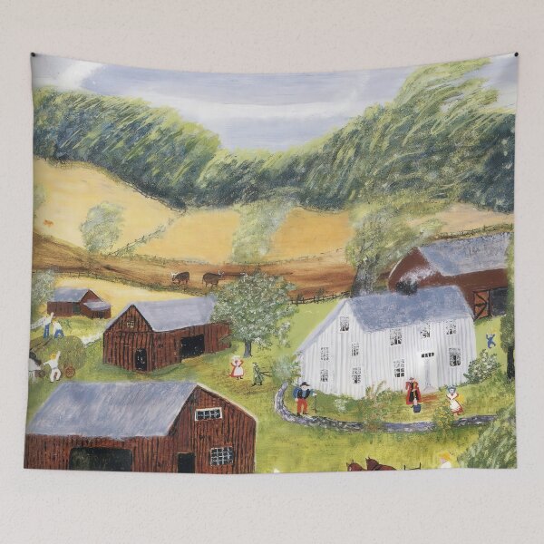 Item preview, art by grandma moses, artist grandma moses, artwork by grandma moses, grandma moses art, grandma moses artwork, grandma moses paintings designed and sold by rosa-reid.