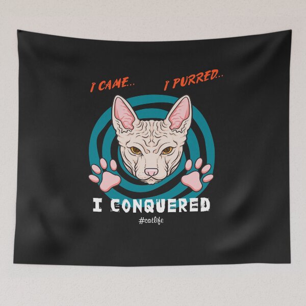 Item preview, I came I purred, Cat Mom designed and sold by akirsaid.