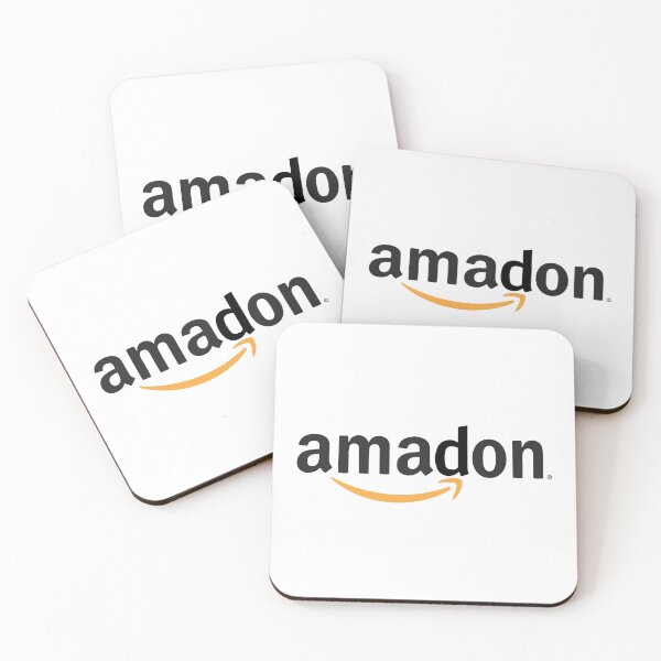 Item preview, Humorous parody logo 'AMADON' designed and sold by Off-gear.